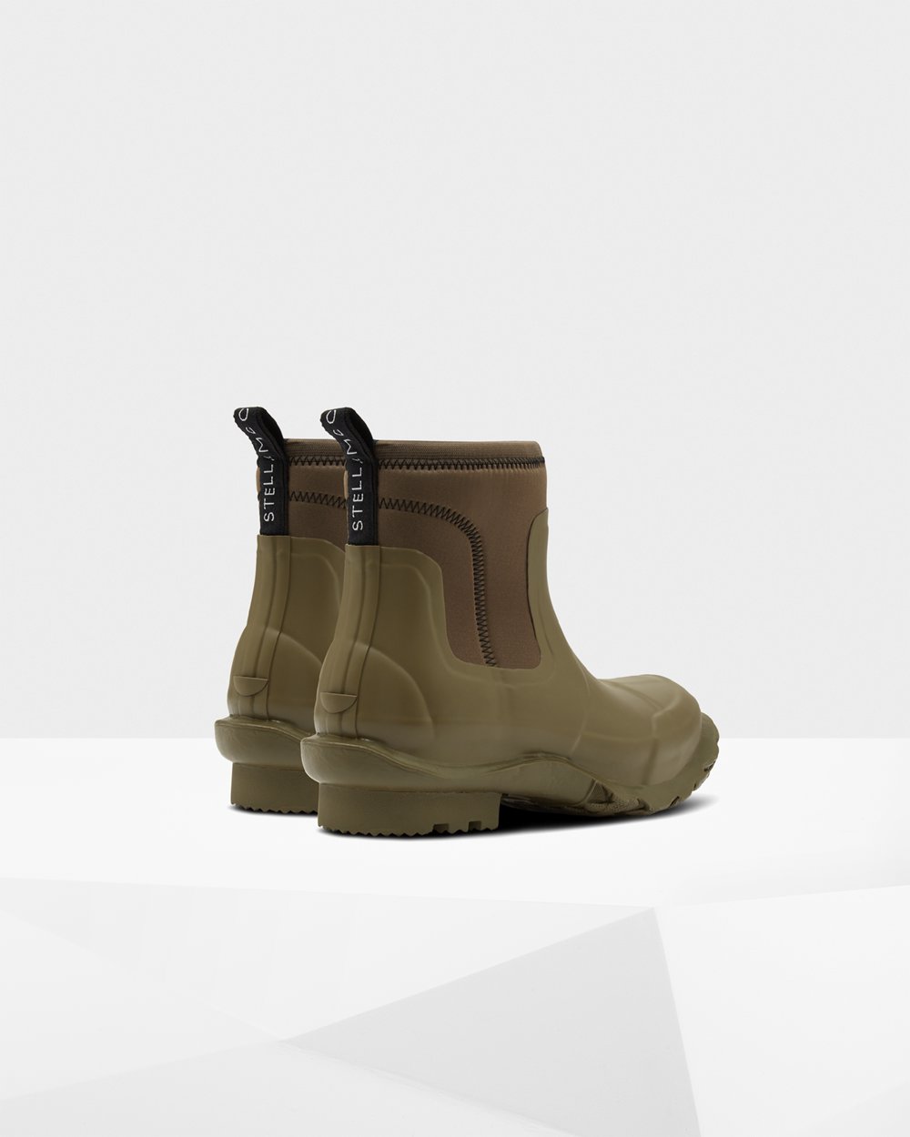 Men Hunter Stella Mccartney X | Chelsea Boots Olive | NZ-13796-FWLT